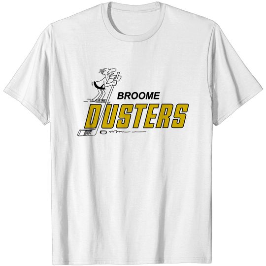 Defunct - Broome Dusters Hockey 1974 - New York - T-Shirt