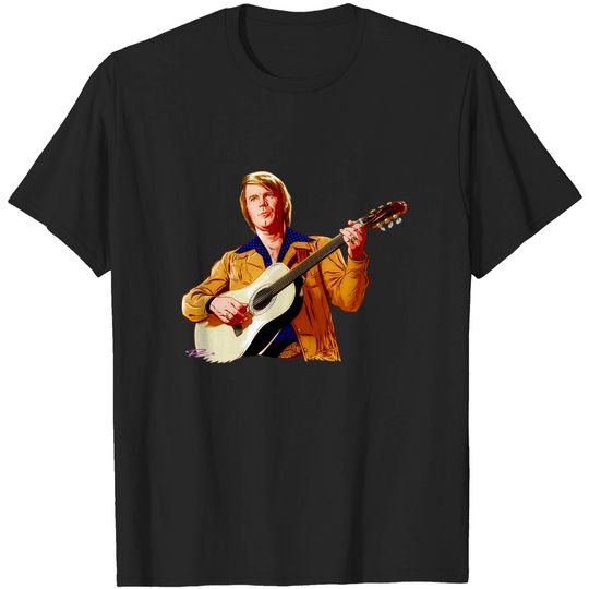 Glen Campbell - An illustration by Paul Cemmick - Glen Campbell - T-Shirt