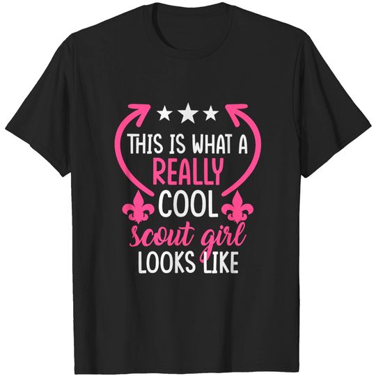 This Is What A Really Cool Scout Girl Looks Like T-Shirt