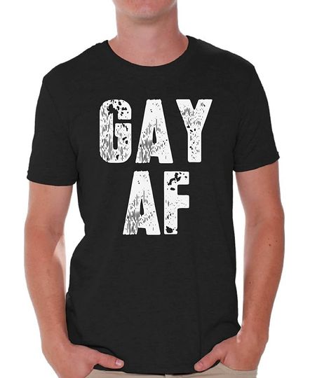 Gay Pride Shirts for Men - LGBTQIA Tees - Proud Ally Equality Human Rainbow