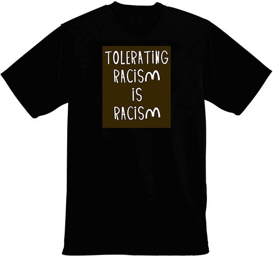 Tolerating Racism is Racism ACAB Defund The Police Black Lives Matter BLM T-Shirt