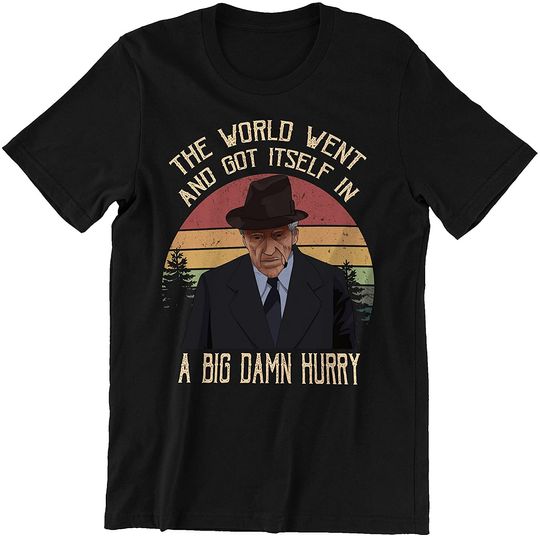 The Shawshank Redemption  Brooks The World Went and Got Itself in A Big Damn Hurry Circle Unisex Tshirt