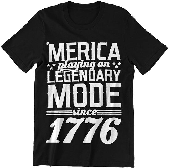 America Merica Playing ON Legendary Mode  Shirt