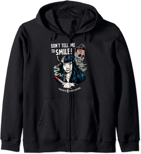 Don't Tell Me To Smile Feminist AF  Hoodie