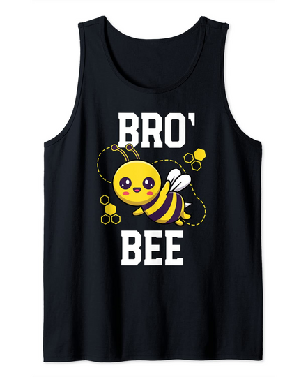 Family Bee Shirts Brother Bro Birthday First Bee Day Outfit Tank Top