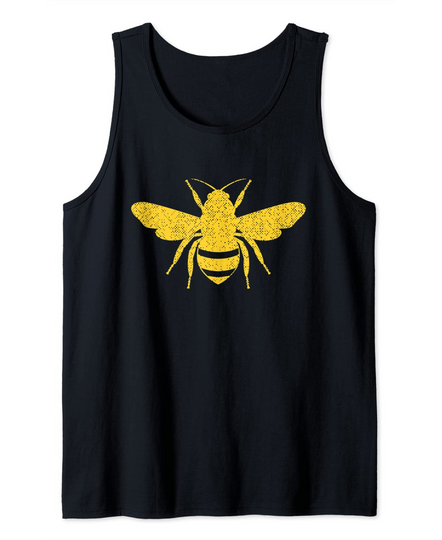 Bee Silhouette - Sweet Insect Gift For Honeybee Lovers Tank Top