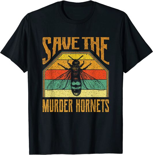Save The Murder Hornets Vintage 2020 Asian Giant Hornet T Shirt