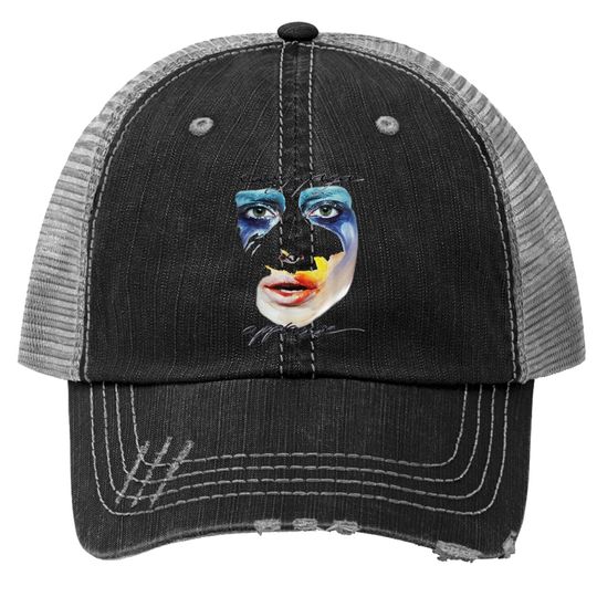 Art Pop Ball Applause American Pop Painted Face Trucker Hat