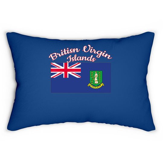 British Virgin Islands Flag Lumbar Pillow