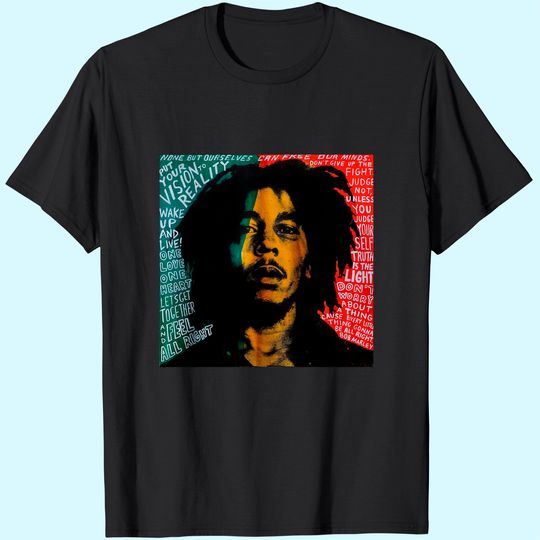 Bob Marley Retro Pop Art T-shirt