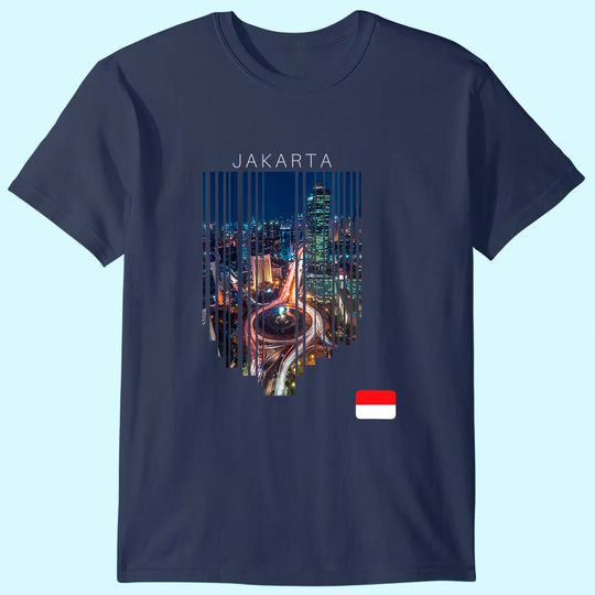 Jakarta Indonesia Flag T Shirt
