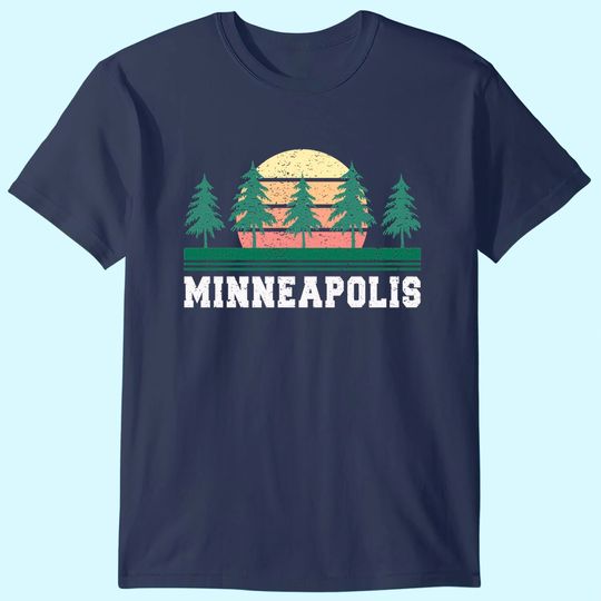 Minneapolis Retro Vintage City T Shirt