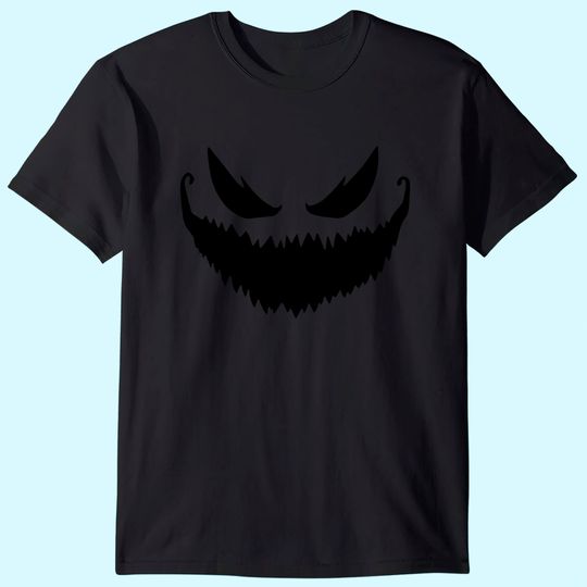 Pumpkin Jack O Lantern Face T-Shirt