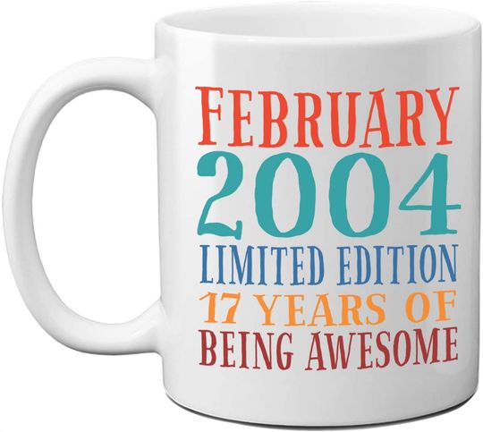 February 2004 Birthday Ceramic Mug