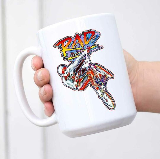 Rad Freestyle BMX Movie Freestyle Bike Black Coffee Mug Tea Cup