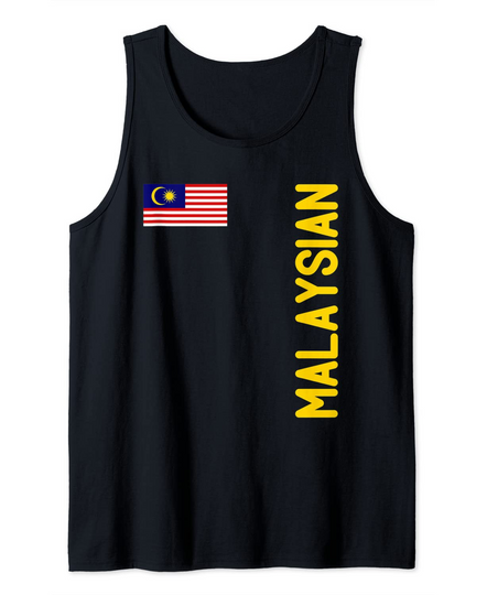 Malaysian Flag And Malaysia Roots Tank Top