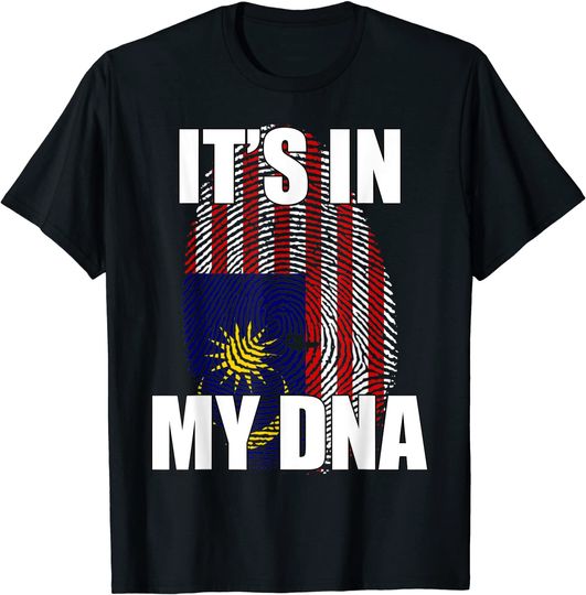 It's In My DNA Malaysian Flag T-Shirt