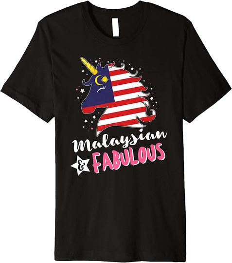 Malaysian Unicorn Flag Premium T-Shirt