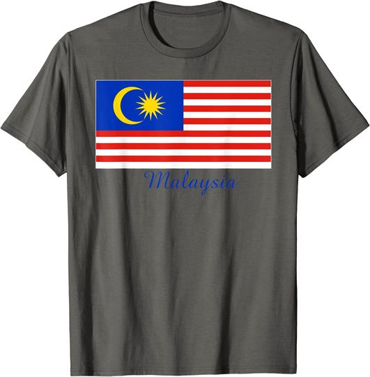 Souvenir Malaysia Flag T-Shirt
