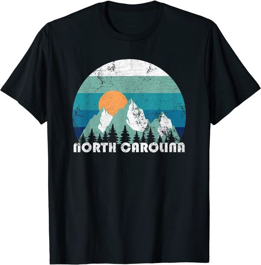 North Carolina State Retro Vintage T Shirt