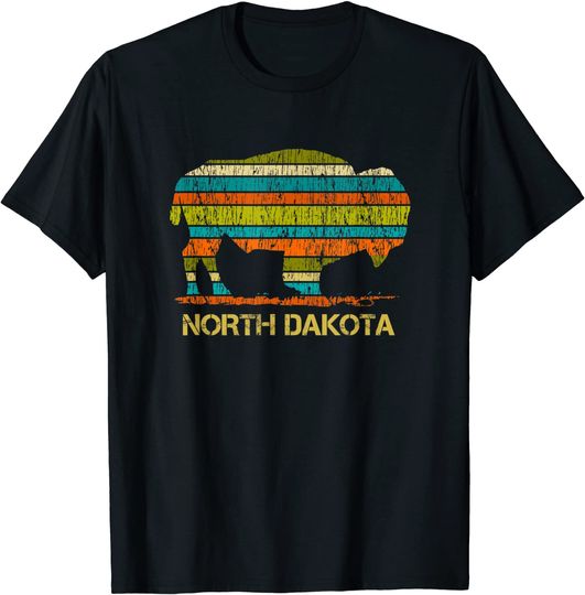 Buffalo for a North Dakota Vacation T Shirt