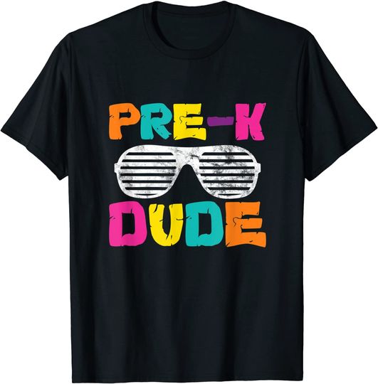 Pre-K Dude Back To School Teacher Student Preschool T-Shirt