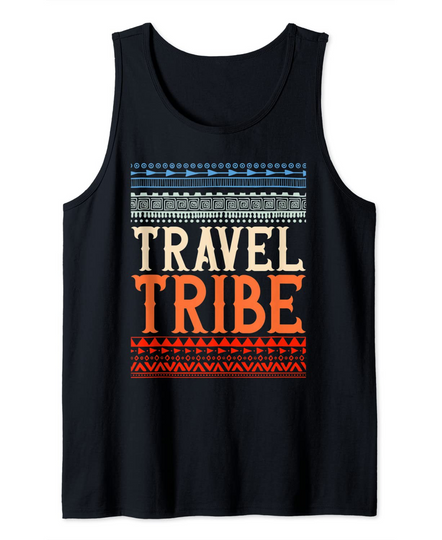Travel Native American Art Tribe Explorer Tank Top