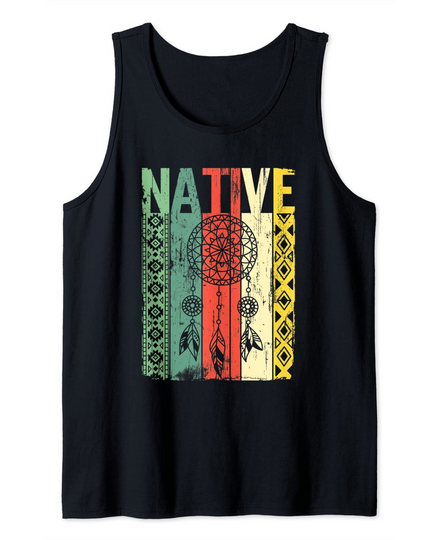 Native American Day 2021 Indigenous People All Indian Land Tank Top