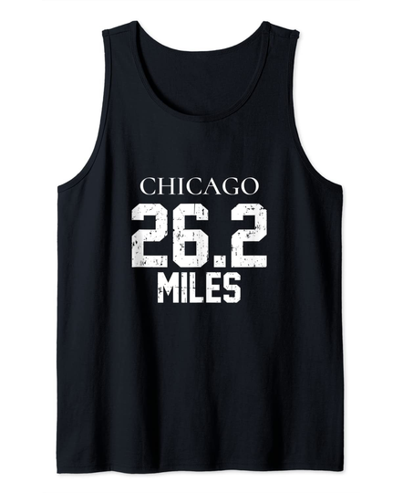 Chicago 26.2 Running and Souvenir Gift Tank Top