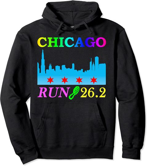 Chicago Run 26 Mile October 13 2019 Finisher Marathon Pullover Hoodie