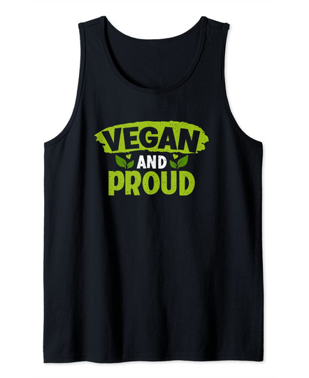 Vegan And Proud World Vegan Day Veganism Vegetarian Tank Top