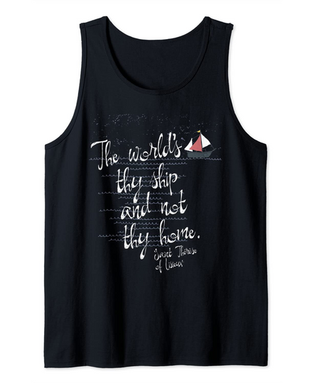 St Therese of Lisieux Quote Catholic Tank Top