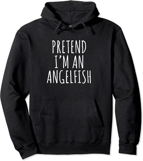 I'm Angelfish Simple Pullover Hoodie