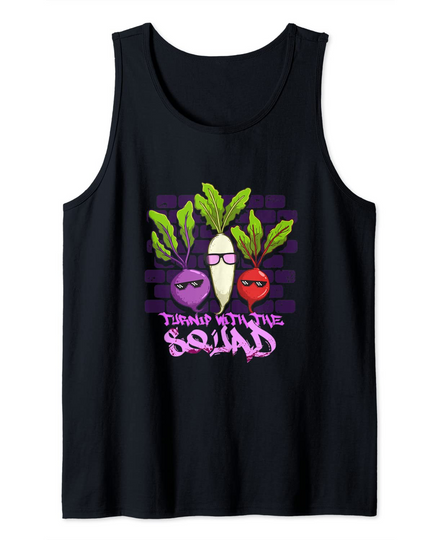 Turnip Squad Vegan Lover Vegetarian Tank Top