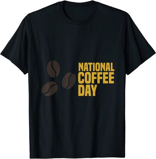 National Coffee Day Espresso Barista Capuccino Brew Latte T-Shirt