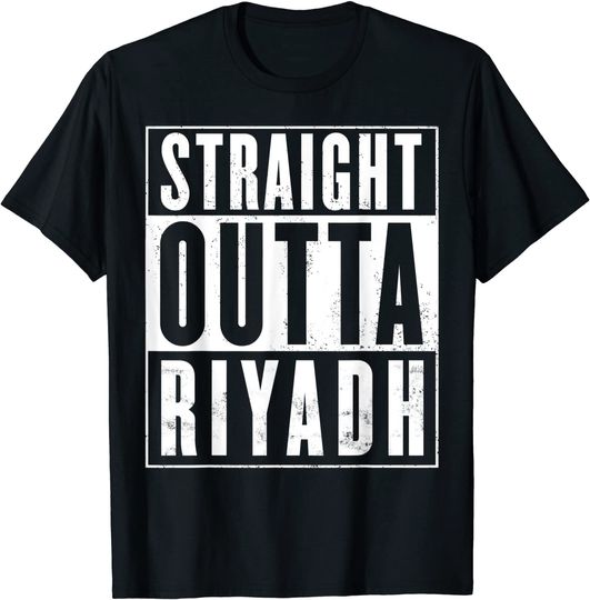 Straight Outta Riyadh Distressed Vintage T-Shirt