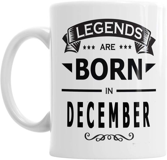 Legends Are Born December Mug