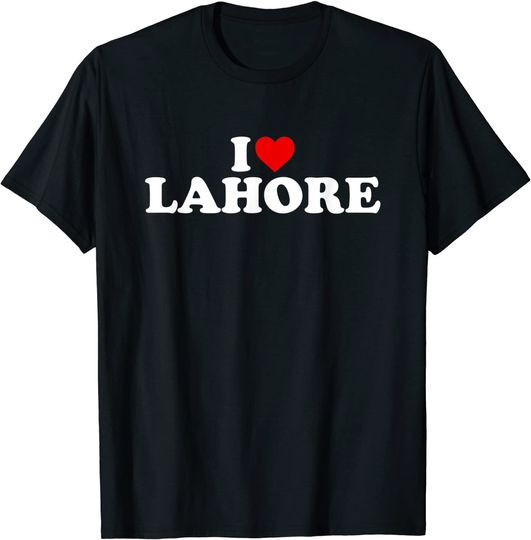 I Love Lahore Heart T-Shirt