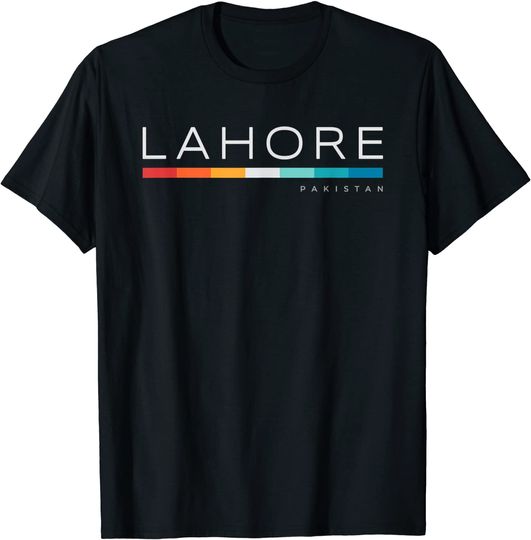 Lahore Pakistan Retro Design T-Shirt