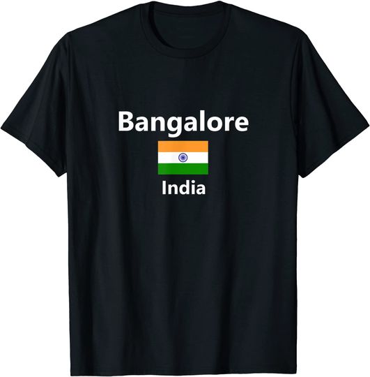Bangalore India Flag T-Shirt