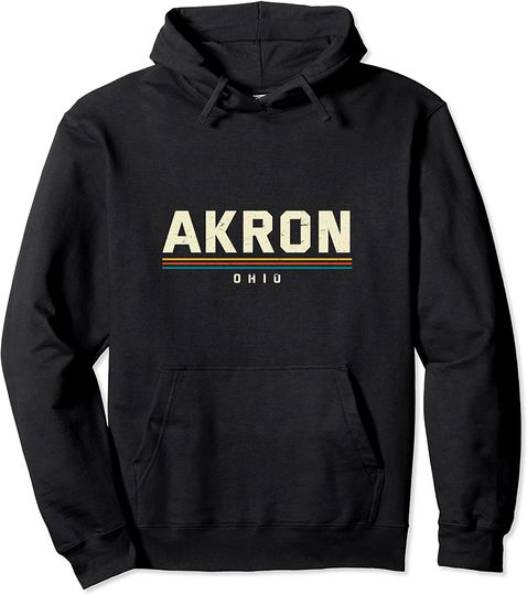Akron Ohio Pullover Hoodie