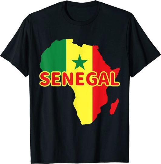 Senegal Pride Flag T Shirt
