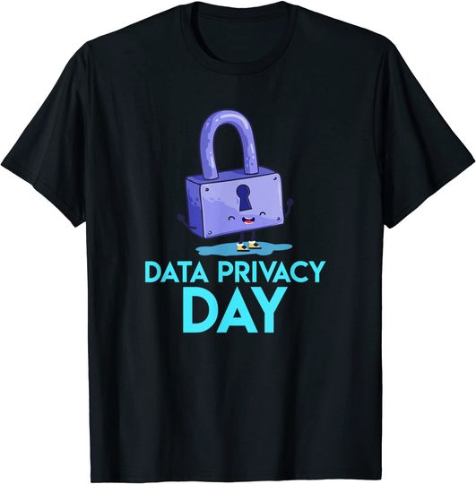 Happy Padlock Data Privacy Data Protection Day T-Shirt