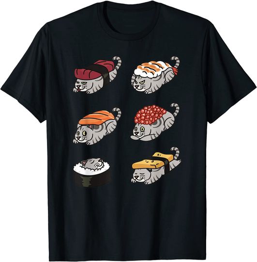 Sushi American Shorthair Cat Pet T Shirt