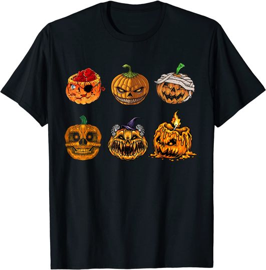 Jack-O-Lantern Pumpkin Halloween Scary T-Shirt