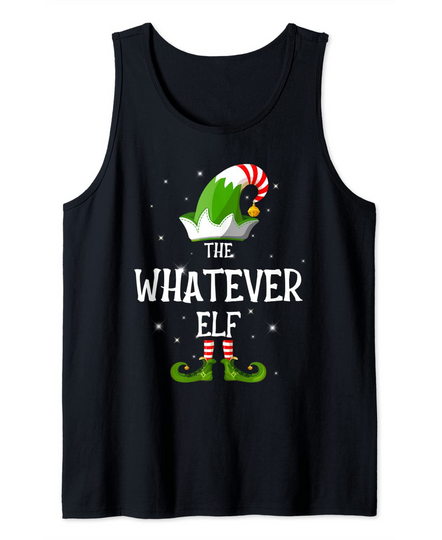 The Whatever Elf Family Matching Group Christmas Tank Top