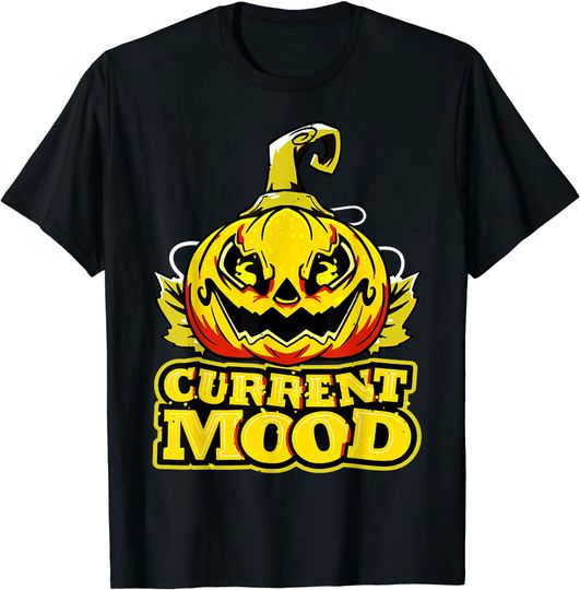 Current Mood Halloween Garden Pumpkins T-Shirt