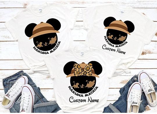 Animal Kingdom Family Matching Family Disney Custom T Shirt
