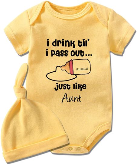 I Drink Until I Pass Out Just Like My Aunt Onesie