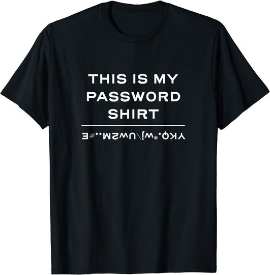This Is My Password Helper T-Shirt